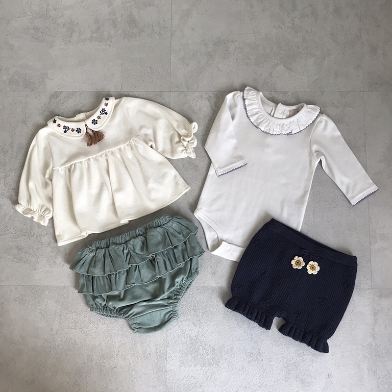 3アイテムで4通りの着回し