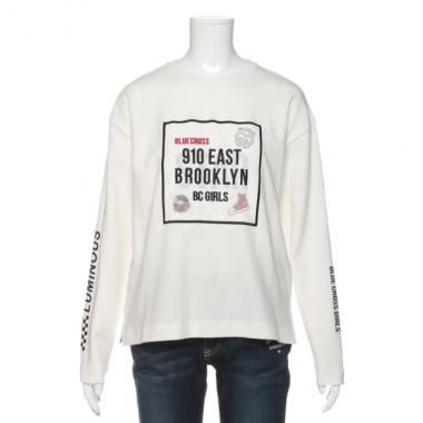 チュールロゴアップリケTシャツ