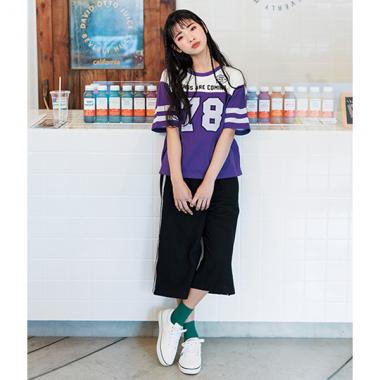 ナンバリングロゴラインTシャツ