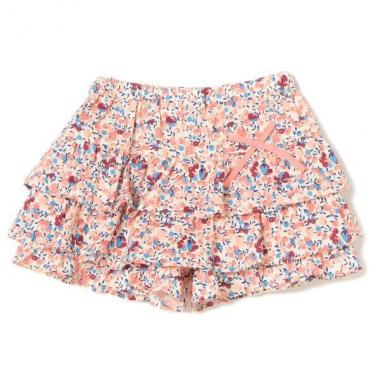 クランベリー柄ショートパンツ