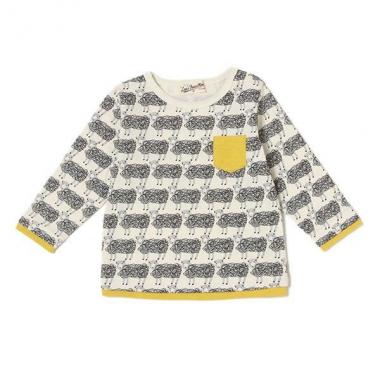 ヒツジ総柄Tシャツ