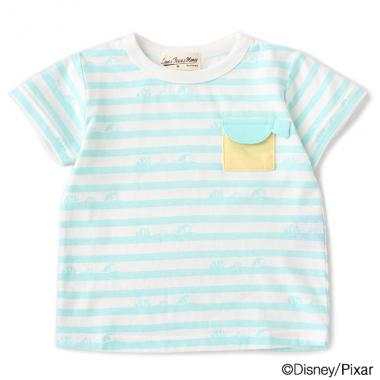 DISNEY/PIXAR ニモ&ドリー デザイン ボーダーTEE