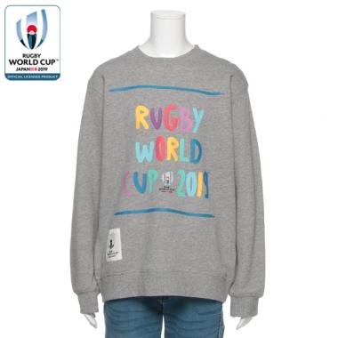 【RWC 2019(TM)】 裏毛 レインボーロゴトレーナー