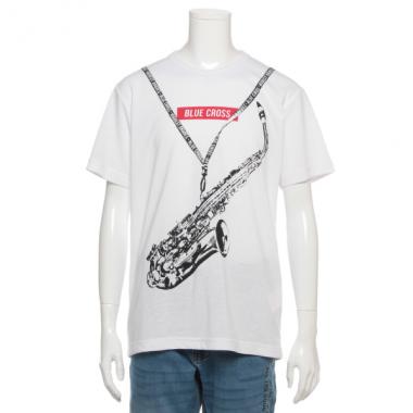 DRYMIX サックス トロンプルイユデザインTシャツ