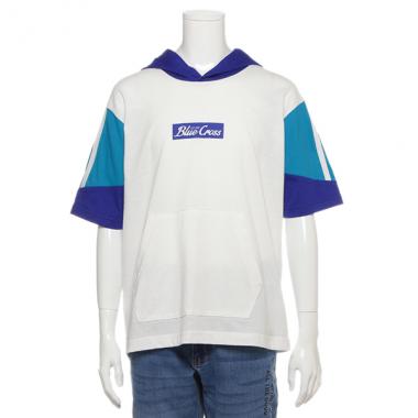 吸水速乾 カラーブロッキングパーカTシャツ