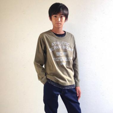 アソートロゴフェイクレイヤードTシャツ