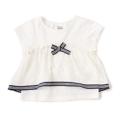 レースドッキングTシャツ