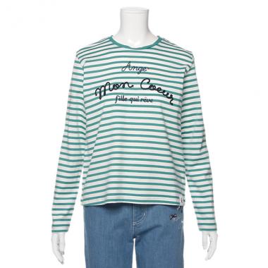 【トドラーサイズ向け】ロープロゴコットンボーダーTシャツ