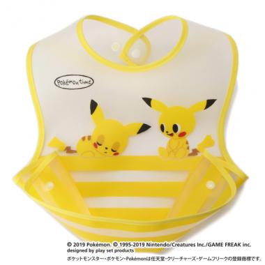 ポケモン ピカチュウデザインお食事スタイ