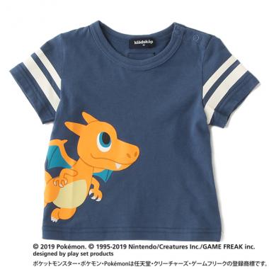 ポケモン リザードンプリントTシャツ