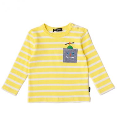 ロボットポケットボーダーTシャツ