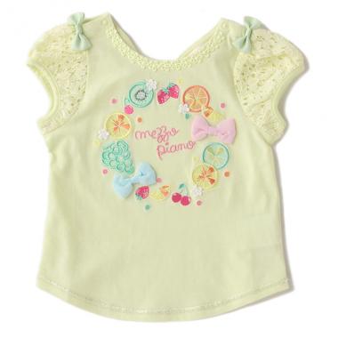 フルーツレース袖Tシャツ