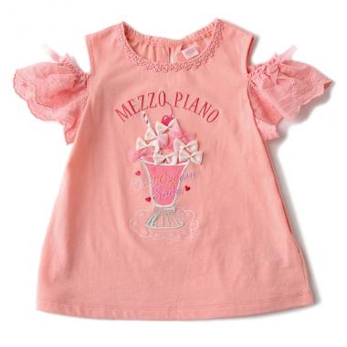 パフェオフショルTシャツ