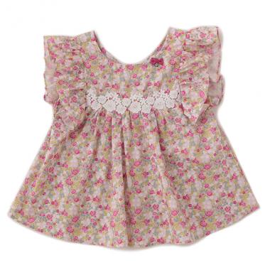 Hello Kitty×Liberty Fabrics 花レースチュニック