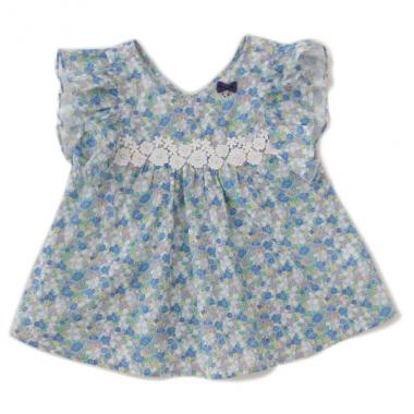 Hello Kitty×Liberty Fabrics 花レースチュニック