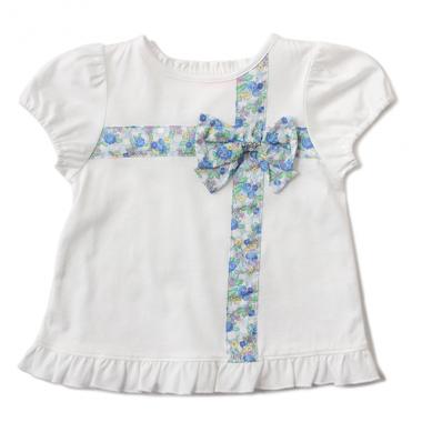Hello Kitty×Liberty Fabrics クロスリボンTシャツ