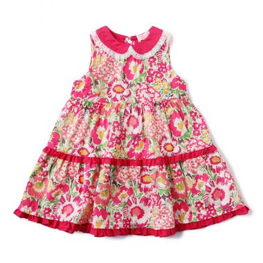 Hello Kitty×Liberty Fabrics ティアードワンピース
