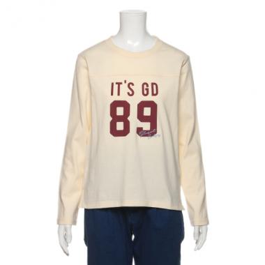 ナンバープリントコットンTシャツ