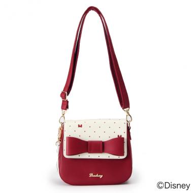 DISNEY ミニーマウスデザイン4WAYフェイクレザーバッグ