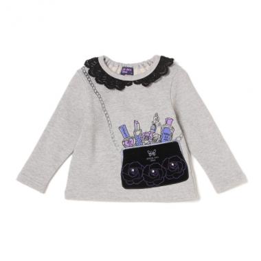おでかけコスメポシェットだまし絵裏毛Tシャツ