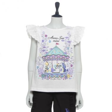 メリーゴーランドプリントTシャツ