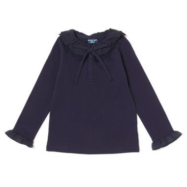 衿フリルTシャツ