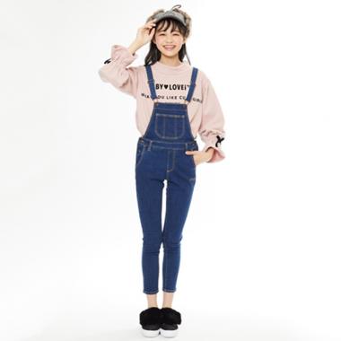 ストレッチデニムサロペット