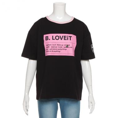 BOXロゴリンガーTシャツ