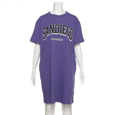 SANDIEGOロゴTシャツワンピース