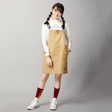 ジップつきジャンパースカート
