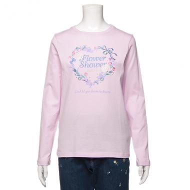 リボンハートフレームTシャツ