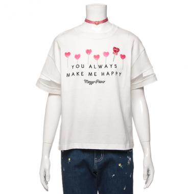 ギンガムチョーカーつきキャンディーTシャツ