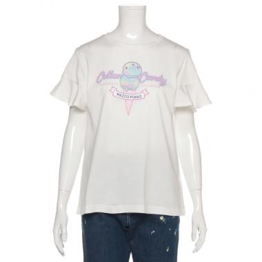 フレア袖アイスクリームTシャツ