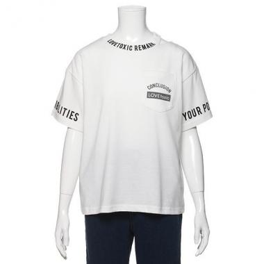 衿スリットTシャツ