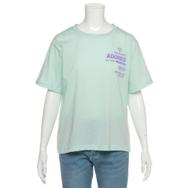 バックネオンプリントTシャツ
