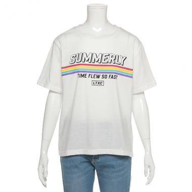 レインボーロゴTシャツ