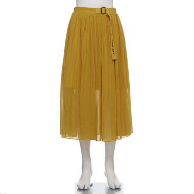 シフォンプリーツロングスカート