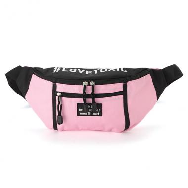 ロゴ入りコンパクトウエストバッグ