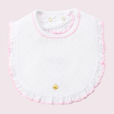 レイエット スペード フラワー アイレット ビブ