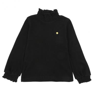 トドラー スペード エンブロイダリー ハイネック トップ