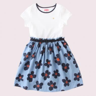 ガールズ グランド フローラ ミックス ドレス