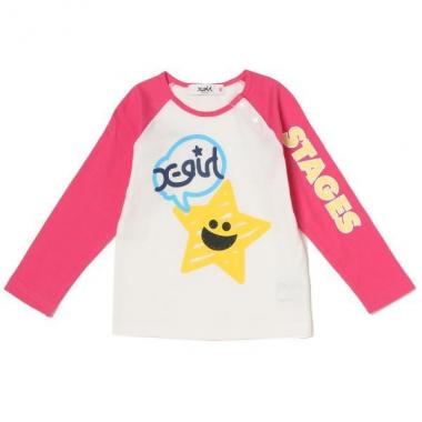 キラッキーラグランTシャツ
