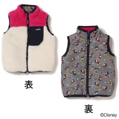 ディズニーもこもこ2WAYベスト