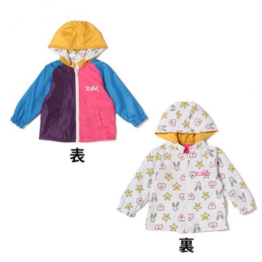 キラッキー総柄リバーシブルジャンパー