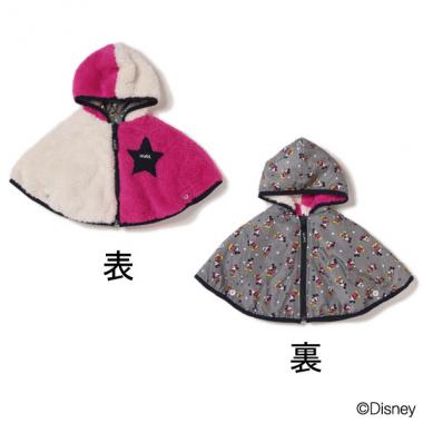 ディズニー もこもこ2WAYポンチョ