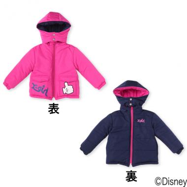 Disneyプリント入り中わたリバーシブルジャケット