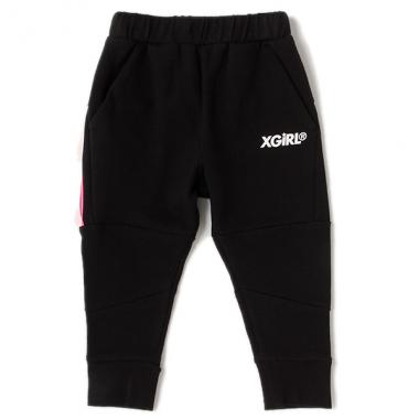 カットロゴ裾リブパンツ