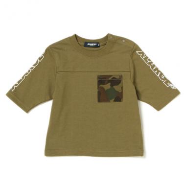 迷彩ポケットつきOGゴリラバックプリントTシャツ
