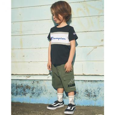 Championコラボ 切り替えTシャツ