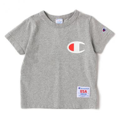 championコラボ ロゴ刺しゅうOGプリントTシャツ